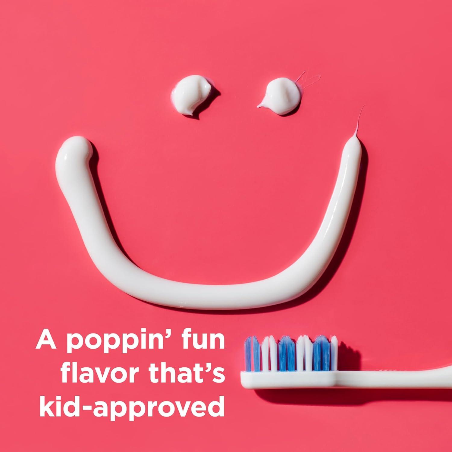 image:imagePOP Kids Gel Toothpaste Pump FluorideFree Travel Size Toothpaste for Toddlers Watermelon Flavor Kids Oral Care Bathroom Essentials OnTheGo ToiletriesWatermelon