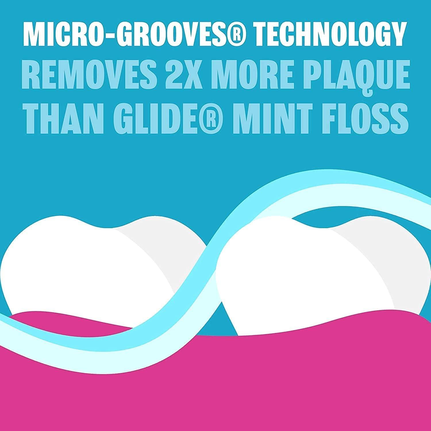 image:imageREACH Cool Mint Dental Floss Fresh Mint Plaque Remover for Teeth Shred Resistant Waxed Easy on Gums amp Teeth Fresh Breath Oral Care PFAS Free for Adults amp Kids 6 Pack 55 yd165 Foot Pack of 12