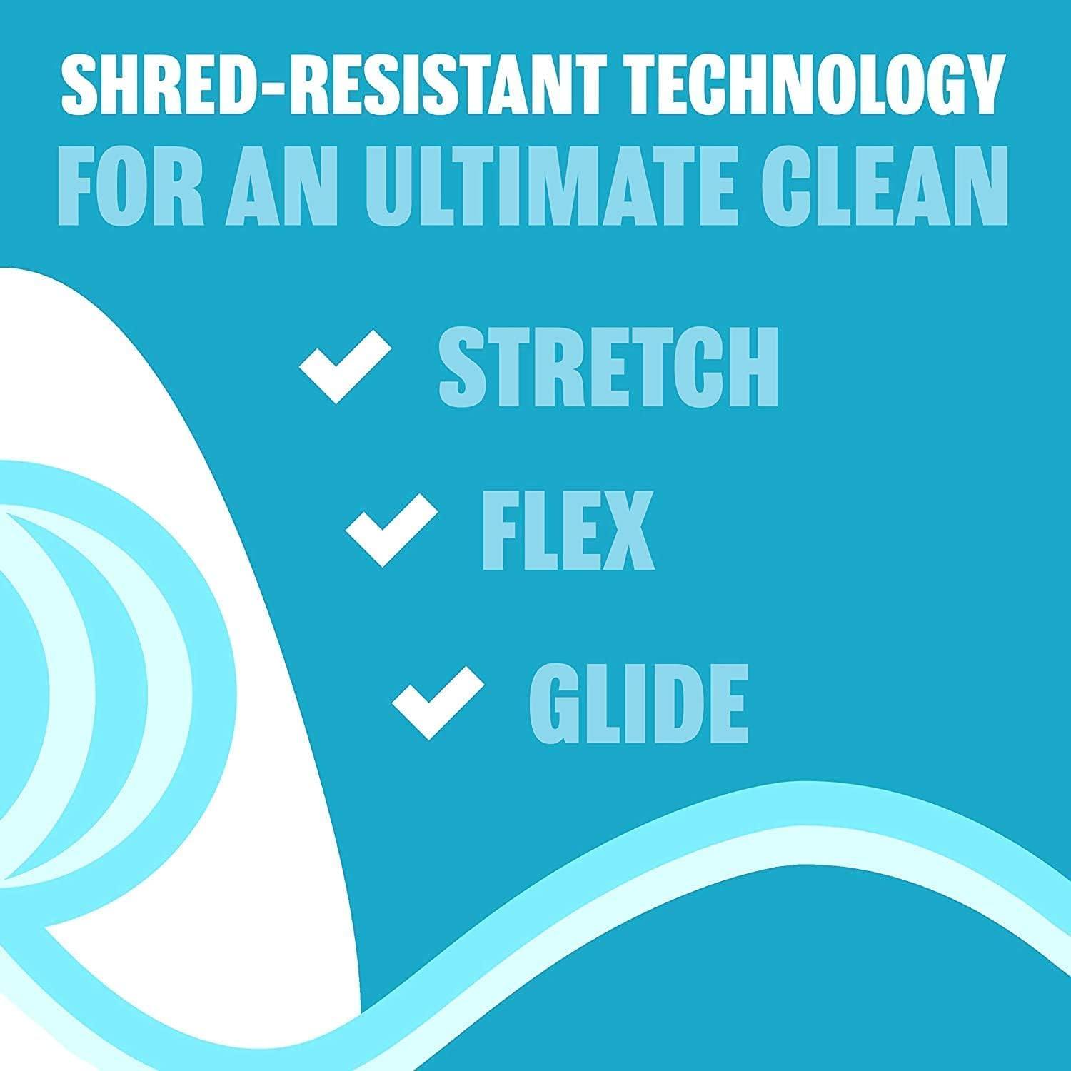 image:imageREACH Cool Mint Dental Floss Fresh Mint Plaque Remover for Teeth Shred Resistant Waxed Easy on Gums amp Teeth Fresh Breath Oral Care PFAS Free for Adults amp Kids 6 Pack 55 yd165 Foot Pack of 12
