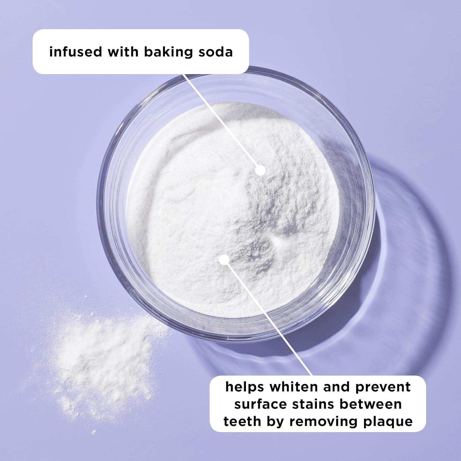 image:imageREACH POP Whitening Dental Floss Mint Baking Soda Infused Teeth Whitening Plaque Remover for Teeth Shred Resistant Vegan Wax Cruelty Free Oral Care PFAS Free 1 Pack 546 ydPeppermint