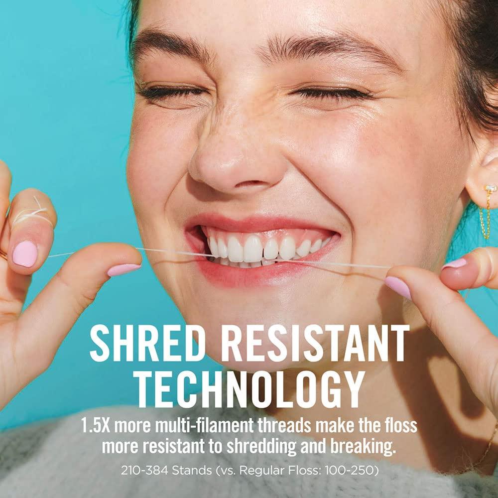 image:imageREACH Waxed Dental Floss Cinnamon Plaque Remover for Teeth Shred Resistant Floss Slides Smoothly Easy to Use Waxed Deep Cleaning Teeth Oral Care PFAS Free for Adults amp Kids 1 Pack 55 yd4 Pack 55 yards
