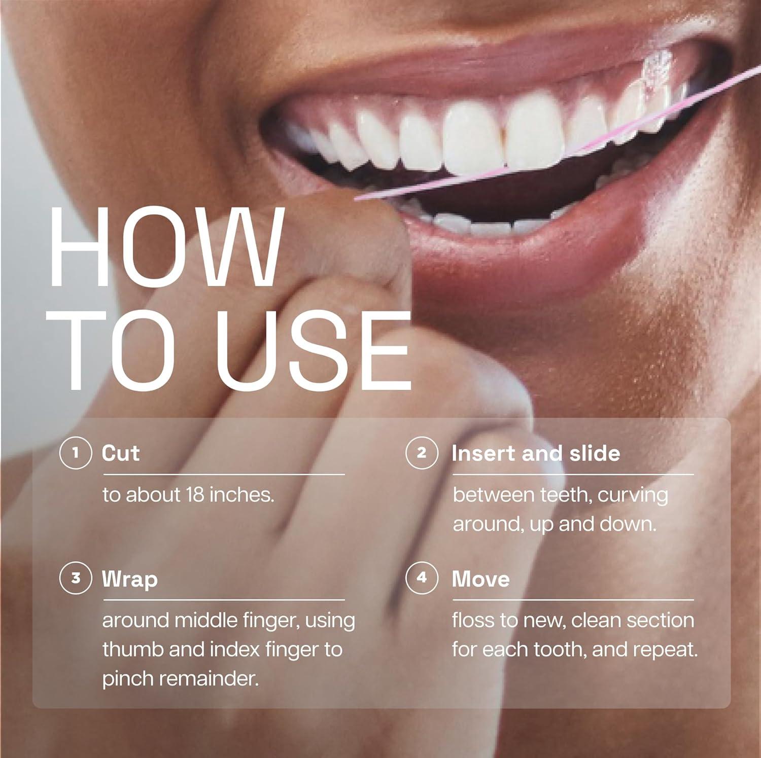 image:imageREACH ULTRACLEAN Gentle Gum Care Expanding Floss Woven NonWaxed PFASFree with Vitamin E for Sensitive Gums Cinnamon Mint 55YD 3Pack