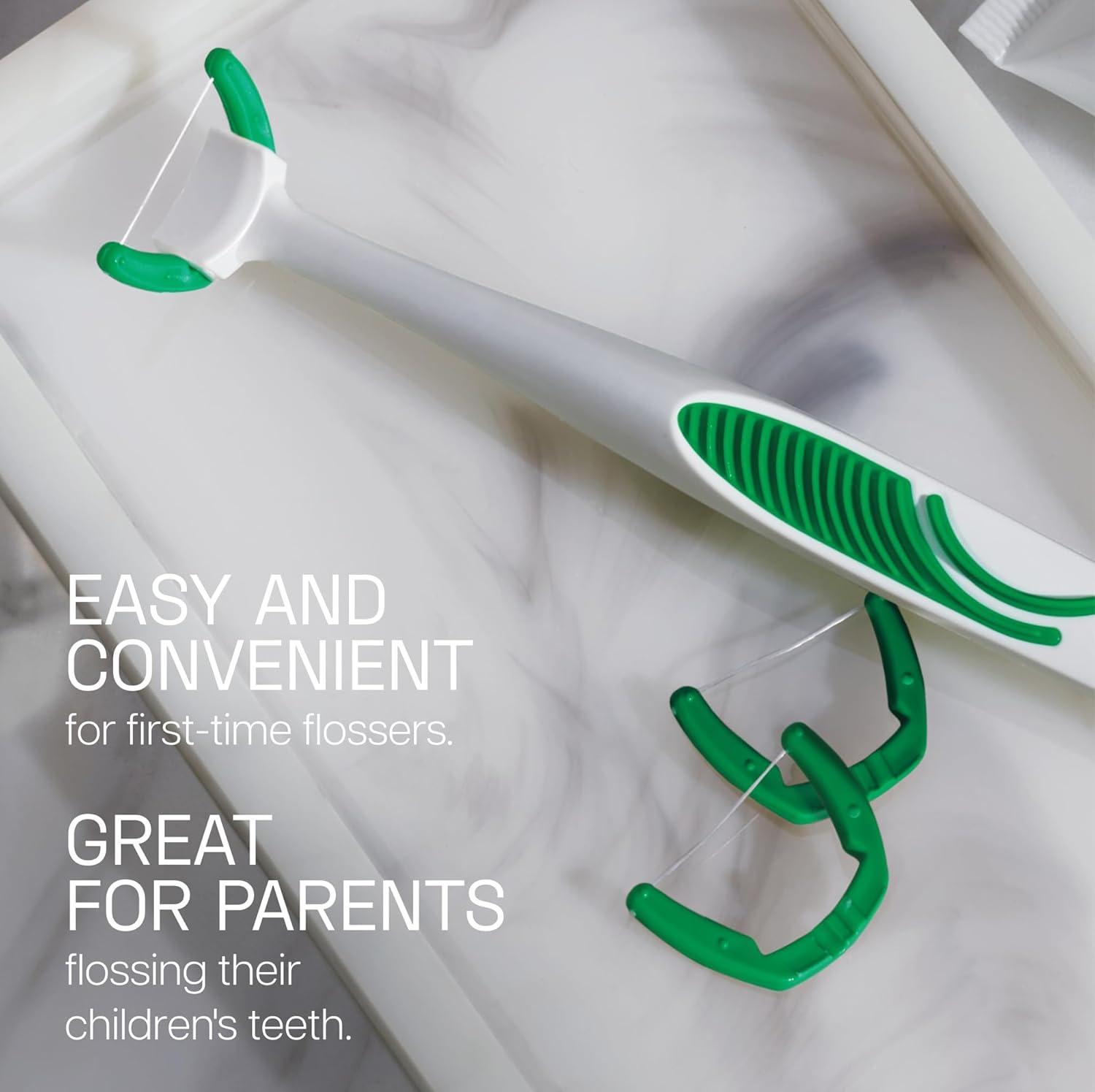 image:imageReach Ultraclean Access Flosser Bundle Unflavored Plaque Remover for Teeth for Hard to Reach Areas Oral Care PFASFree 1 Flosser Starter Kit 3 Packs Refill HeadsUnflavored