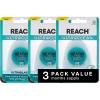 image:imageREACH ULTRACLEAN ULTRABLAST Cool Mint Dental Floss Plaque Remover for Teeth Shred Resistant Waxed Easy on Gums amp Teeth Fresh Breath Oral Care PFAS Free for Adults amp Kids 3 PK 25 YD