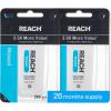 image:imageREACH Waxed Dental Floss Unflavored 36X More Value Plaque Remover for Teeth Shred Resistant Floss Slides Smoothly Easy to Use Waxed Oral Care PFAS Free for Adults amp Kids 2 Pack 200 yd