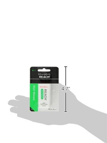 image:imageREACH Waxed Dental Floss Mint Plaque Remover for Teeth Shred Resistant Floss Slides Smoothly Easy to Use Waxed Deep Cleaning Teeth Oral Care PFAS Free for Adults amp Kids 1 Pack 200 yd200 Foot Pack of 3
