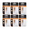 image:imageREACH Dentotape Waxed Dental Floss Tape Unflavored Extra Wide Floss Shred amp Frey Resistant Plaque Remover for Teeth Easy on Gums amp Teeth Oral Care PFAS Free for Adults amp Kids 1 Pack 100 yd300 Foot Pack of 6