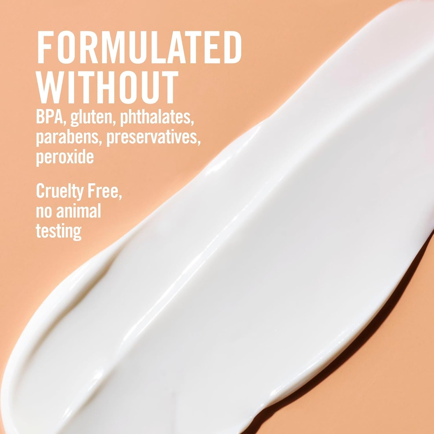 image:imagePOP Feeling Peachy Fluoride Toothpaste with Hydroxyapatite amp Vitamins E amp B3 Natural Niacinamide Teeth Whitening amp Plaque Remover Formula Bathroom amp Travel Size Essentials 42 Oz